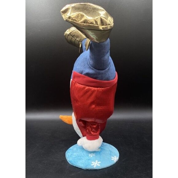 Gemmy Hip Hop Rap Snowman Sings Vanilla Ice Ice Baby Dances 13” Handstand - Picture 5 of 6